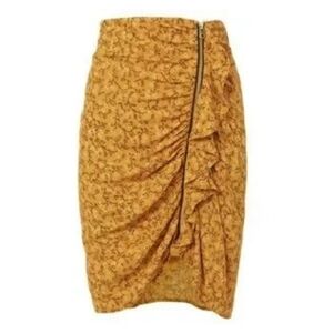 Veronica Beard Floral Print Knee-Length Skirt Size 6   (M)